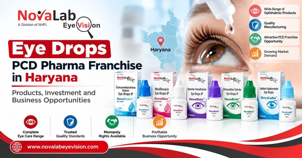 Eye Drops PCD Pharma Franchise in Haryana – NovaLab EyeVision